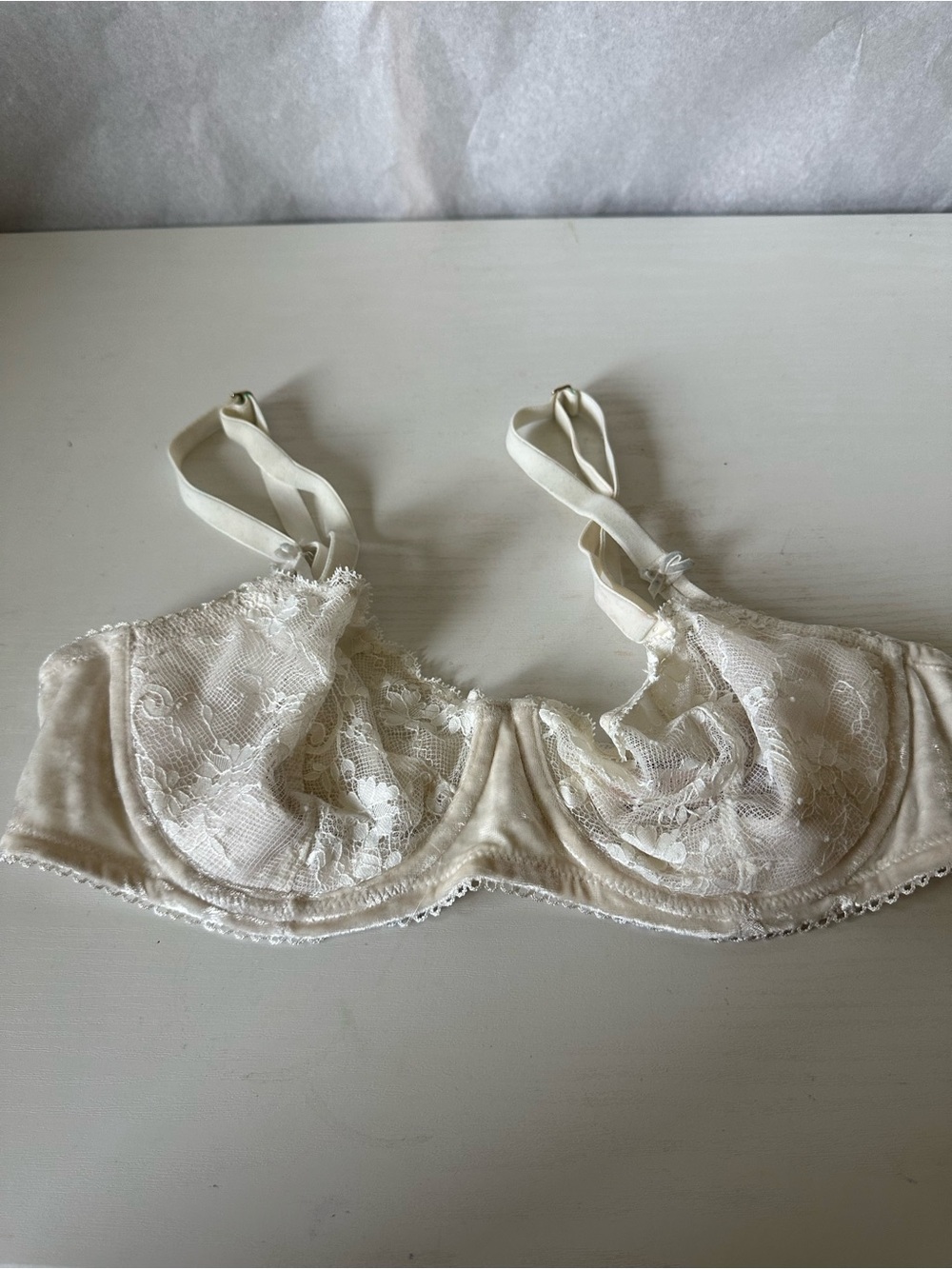 Victoria’s Secret Dream Angel Push Up Bra without Padding Lace Velvet Bra